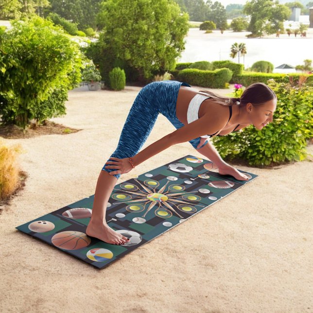 Esterilla De Yoga Es realmente un mundo de pelotas. (Subido por el creador)