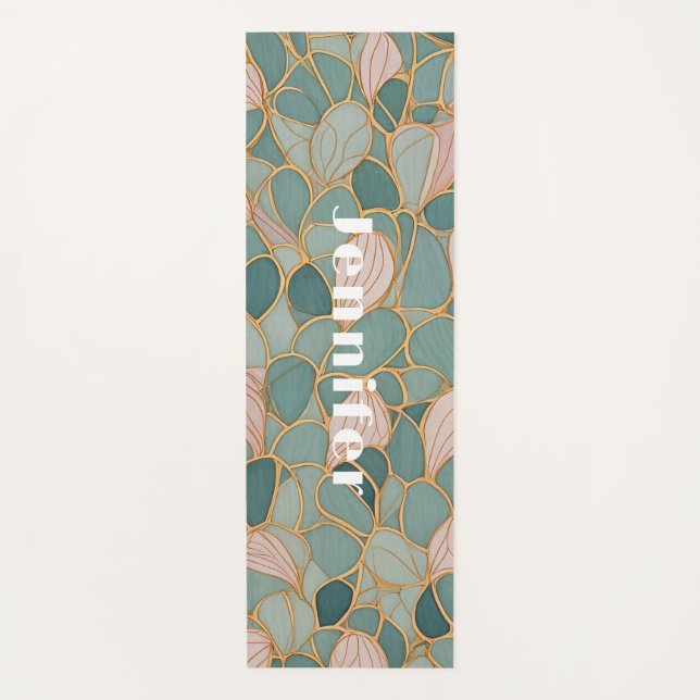 Esterilla De Yoga Escalas místicas: Fantasía Pastel (Anverso)