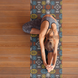 Esterilla De Yoga escandinavo geométrico