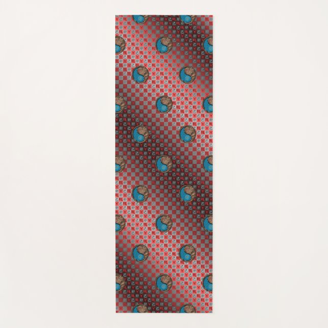 Esterilla De Yoga Escorpio y conejo terrestre (Anverso)