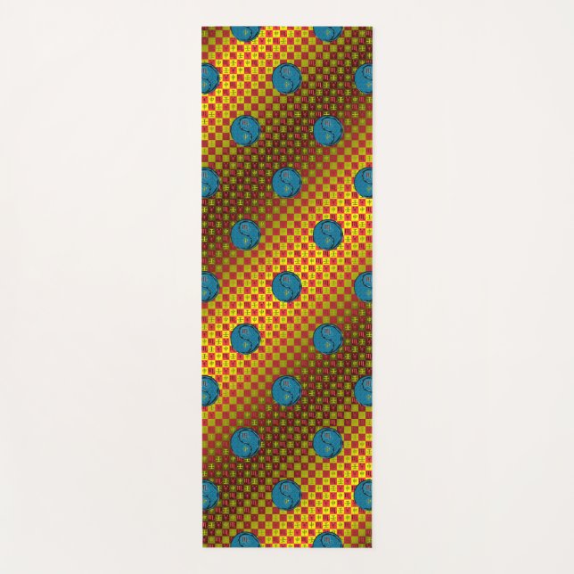 Esterilla De Yoga Escorpio y mono de agua (Anverso)