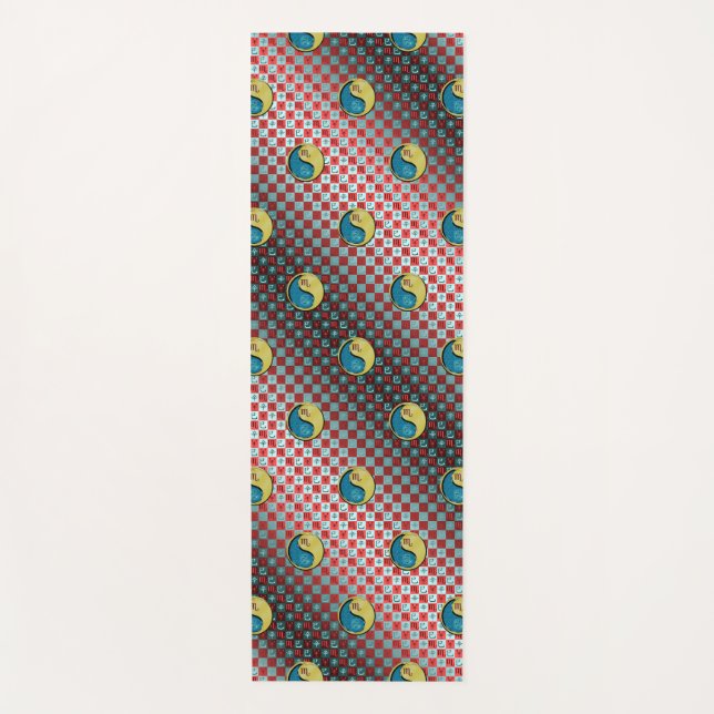 Esterilla De Yoga Escorpio y serpiente Metalizado (Anverso)