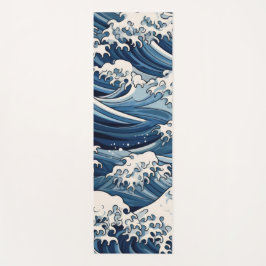 Esterilla De Yoga Escudos efímeros: Reimaginan las olas de Hokusai
