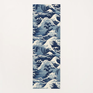 Esterilla De Yoga Escudos efímeros: Reimaginan las olas de Hokusai