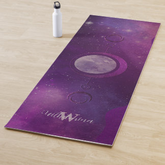 Esterilla De Yoga Esoteric Moon And Stars Personalized