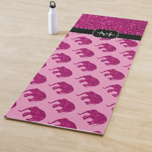 Esterilla De Yoga Espeluznante rosa rosado Elefante chispas Monogram