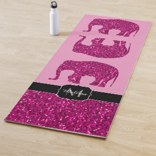 Esterilla De Yoga Espeluznante rosa rosado Elefante chispas Monogram