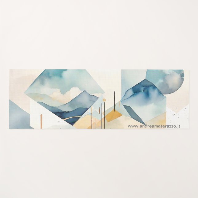 Esterilla De Yoga Espíritu abstracto (Anverso (horizontal))