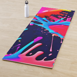 Esterilla De Yoga Esplandías eléctricas de colores vivos