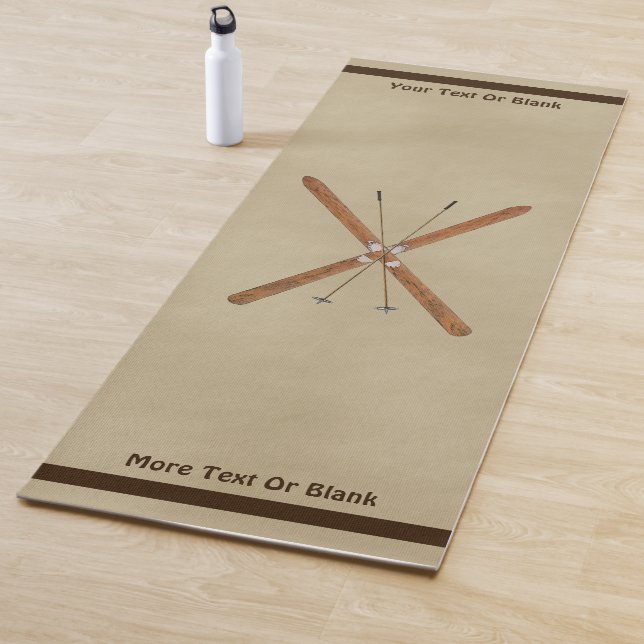 Esterilla De Yoga Esquíes De Campo Y Pollos (In situ)