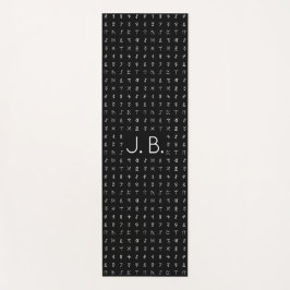 Esterilla De Yoga Estaca personalizada de yoga con símbolo monograma