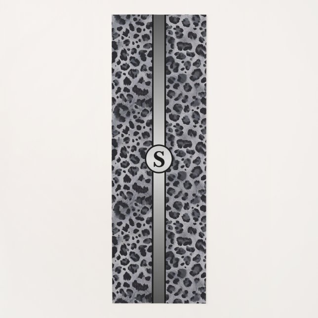 Esterilla De Yoga Estampado de leopardo elegante (Anverso)
