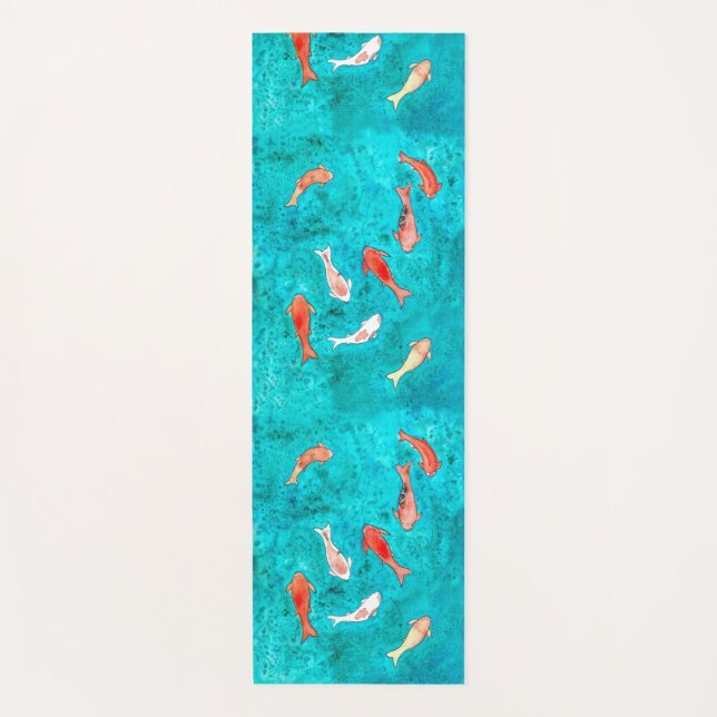 Esterilla De Yoga Estanque de peces Koi (Anverso)