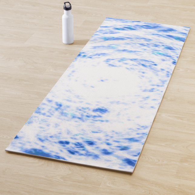 Esterilla De Yoga Estera de yoga azul y blanco (In situ)