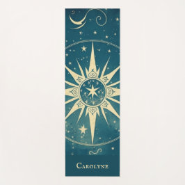 Esterilla De Yoga Estera de Yoga Celestial Azul Personalizada