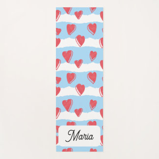Esterilla De Yoga Estera de yoga con diseño de patrones de corazón