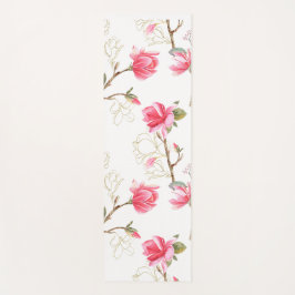 Esterilla De Yoga Estera de yoga floral rosa, flores rosadas Bonitos