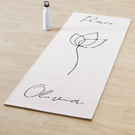 Esterilla De Yoga Estera de yoga personalizada, alfombra de yoga de 