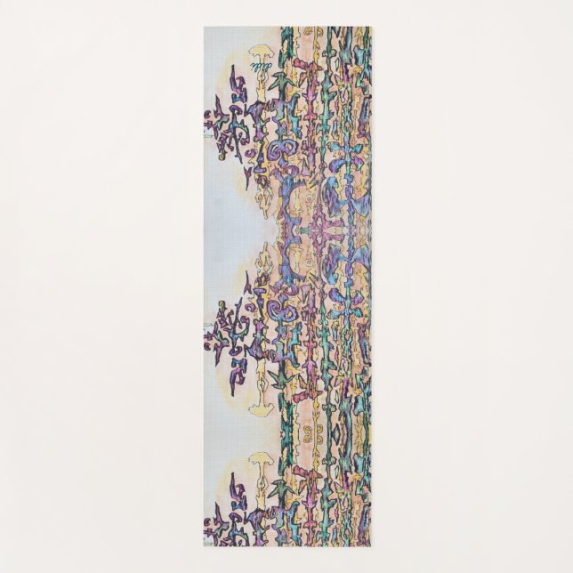 Esterilla De Yoga Estera festiva de la yoga (Anverso)