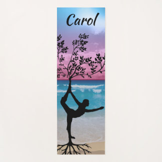 Esterilla De Yoga Estera personalizada de la yoga de la silueta
