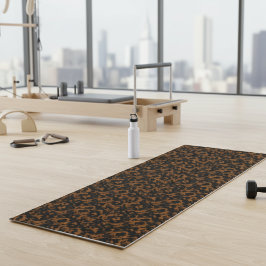 Esterilla De Yoga Estilo Caparazón de Tortuga Marrón Moderno