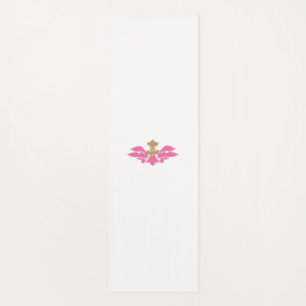 Esterilla De Yoga Estilo decorativo, rosa caliente, bronce antiguo
