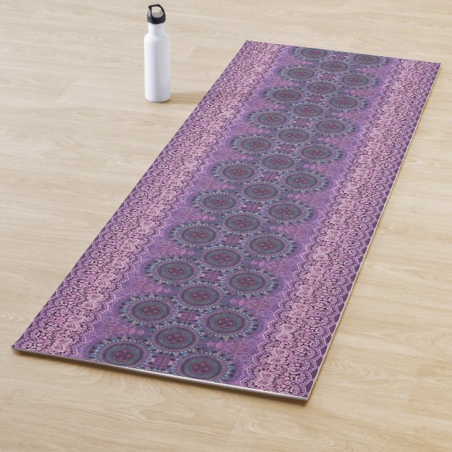 Esterilla De Yoga Estilo morado de boho (In situ)