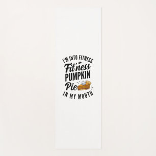 Esterilla De Yoga Estoy en la cremallera de calabaza en mi boca grac