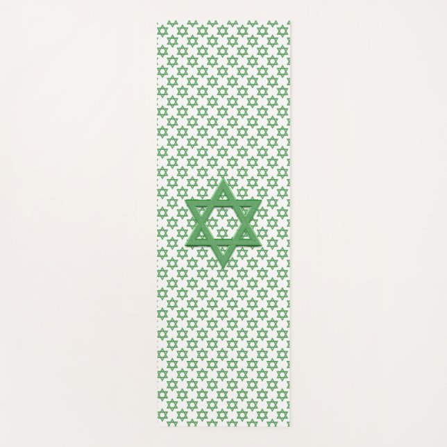 Esterilla De Yoga Estrella Verde de David Seamless (Anverso)
