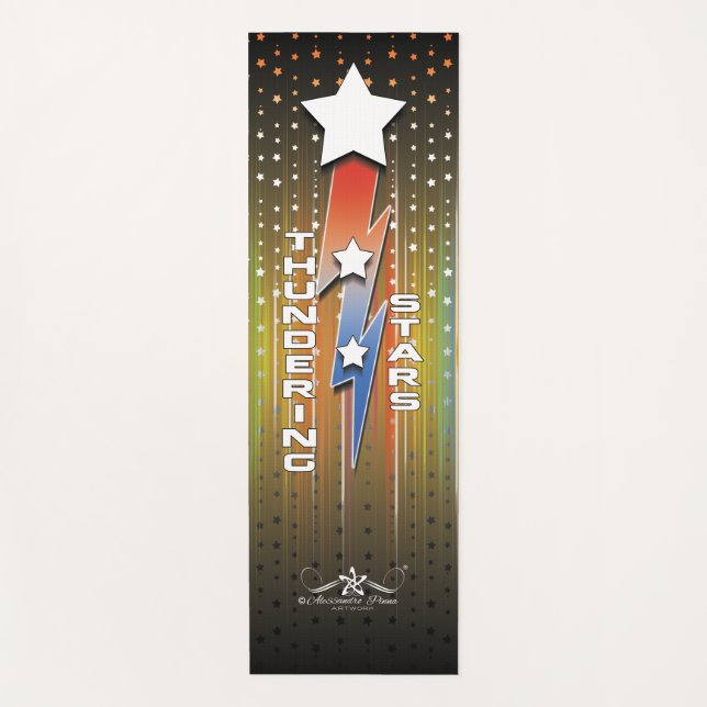 Esterilla De Yoga Estrellas de trueno (Anverso)