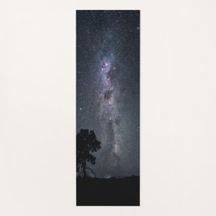 Esterilla De Yoga estrellas de vía lechosa y un árbol