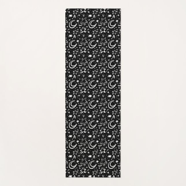 Esterilla De Yoga Estrellas y lunas. (Anverso)