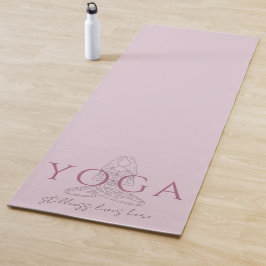 Esterilla De Yoga Estudio de Yoga Minimalista Posición de Loto