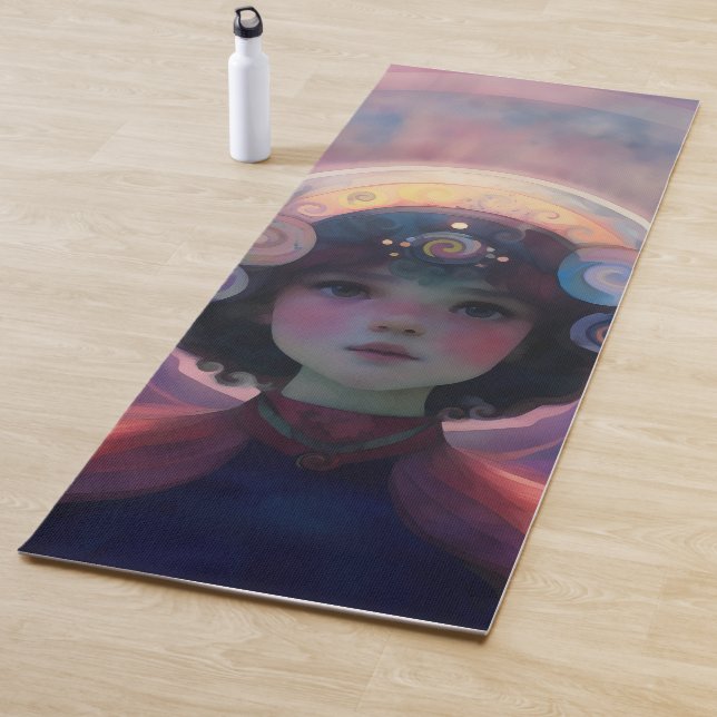 Esterilla De Yoga Ethereal Fantasy Celestial Child Dream Guardian (In situ)