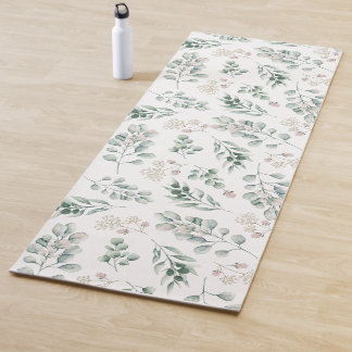 Esterilla De Yoga Eucalipto verde sage moderno