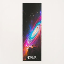 Esterilla De Yoga Fantasía celeste Hole negro nombre personalizado d