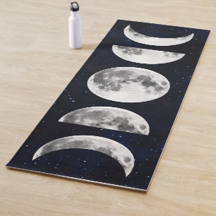 Esterilla De Yoga Fases de la Galaxia de la Luna