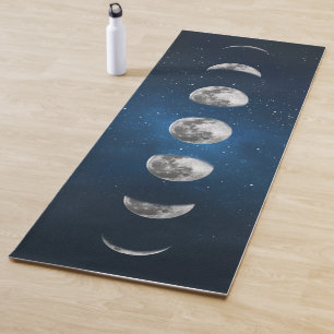 Esterilla De Yoga Fases de la Luna Estrellas de Galaxia