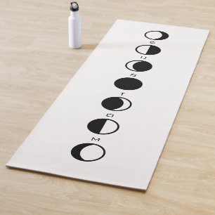 Esterilla De Yoga Fases de la Luna Moderna de MOONPHRASE Guay