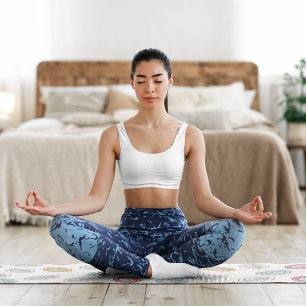 Esterilla De Yoga Feliz Doodle Laugh