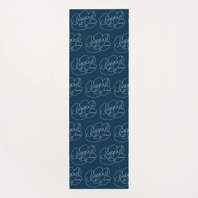 Esterilla De Yoga FELIZ por elección - CloudS audaz - W (Reverso)