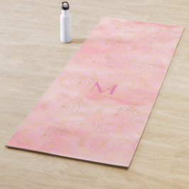 Esterilla De Yoga Festejos celestes del planeta del oro rosado