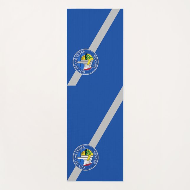 Esterilla De Yoga Festejos patrióticos de yoga con bandera de Las Ve (Anverso)