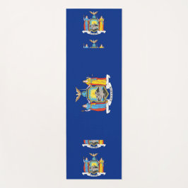 Esterilla De Yoga Festejos patrióticos de yoga con bandera de Nueva 