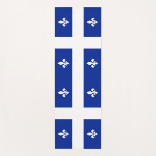 Esterilla De Yoga Festejos patrióticos de yoga con bandera de Quebec