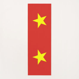 Esterilla De Yoga Festejos patrióticos de yoga con bandera de Vietna
