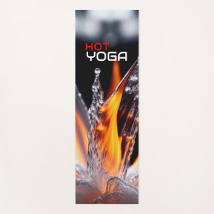 Esterilla De Yoga Flamas heladas de yoga calientes - yoga mate