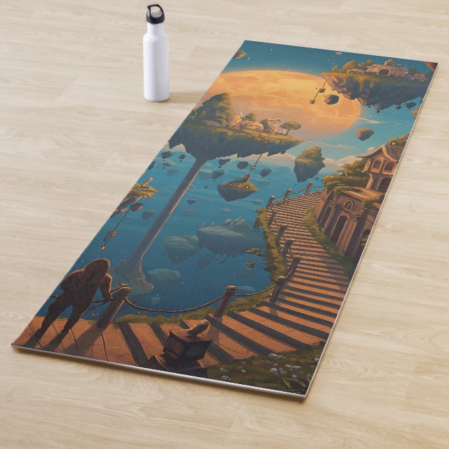 Esterilla De Yoga Floating Dreamscapes: Surreal Sky Islands (In situ)