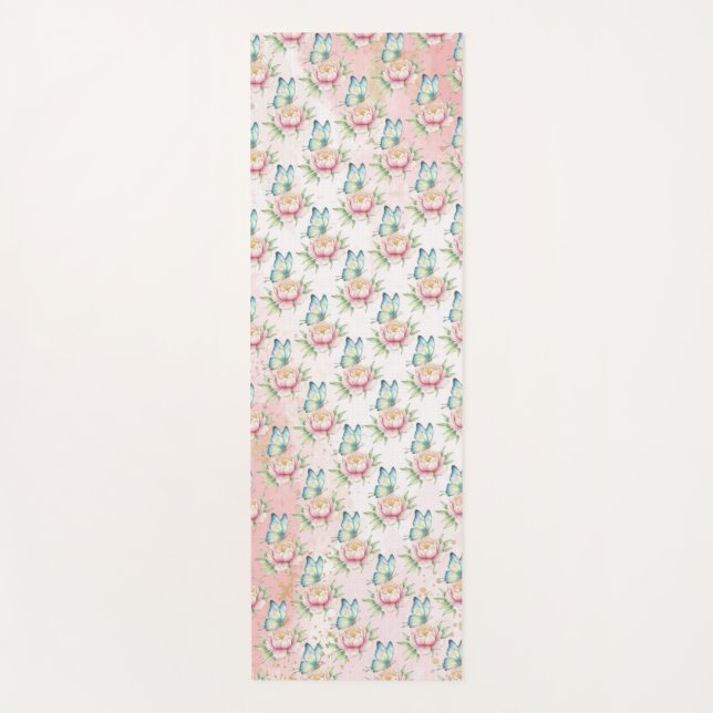 Esterilla De Yoga Flor (Anverso)