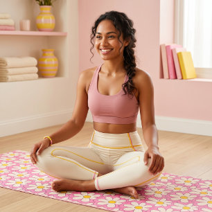 Esterilla De Yoga Flor